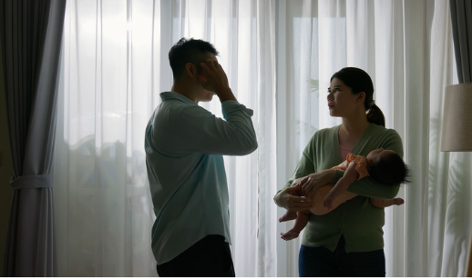 Une cellule familiale sous tension : quel impact pour mon bébé ?